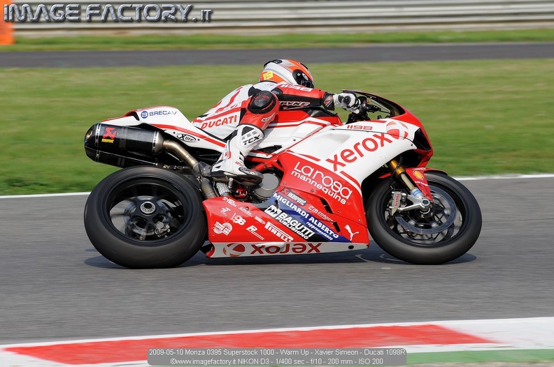 2009-05-10 Monza 0395 Superstock 1000 - Warm Up - Xavier Simeon - Ducati 1098R.jpg